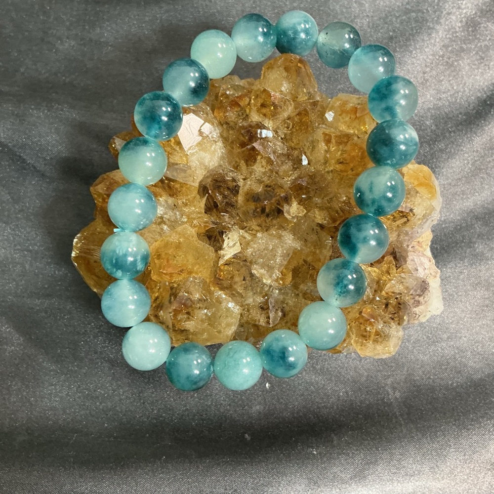 10mm Blue Chalcedony Bracelet